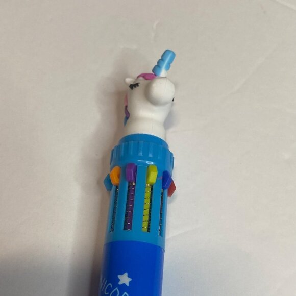 10 Colors Unicorn Ballpoint Ink Pen Writing Tool Multicolor ink - Picture 6 of 6